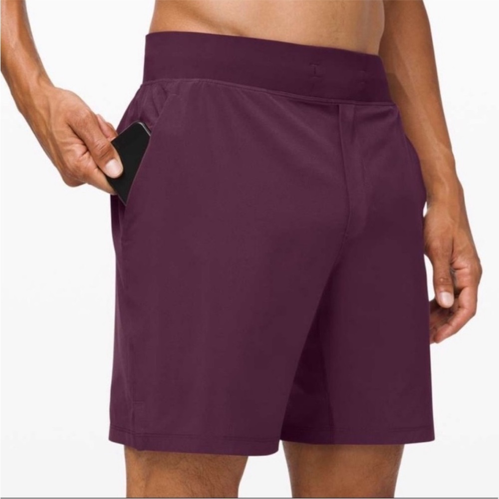 LULULEMON T.H.E. Great 9” Inseam Lined Athletic Shorts in Arctic Plum